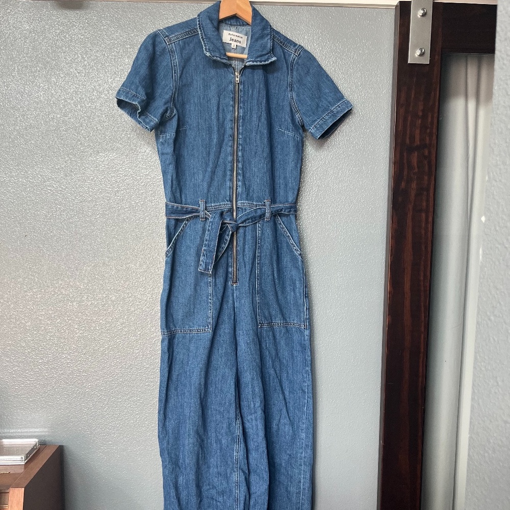 Reformation Cassidy Denim Jumpsuit, Size 6